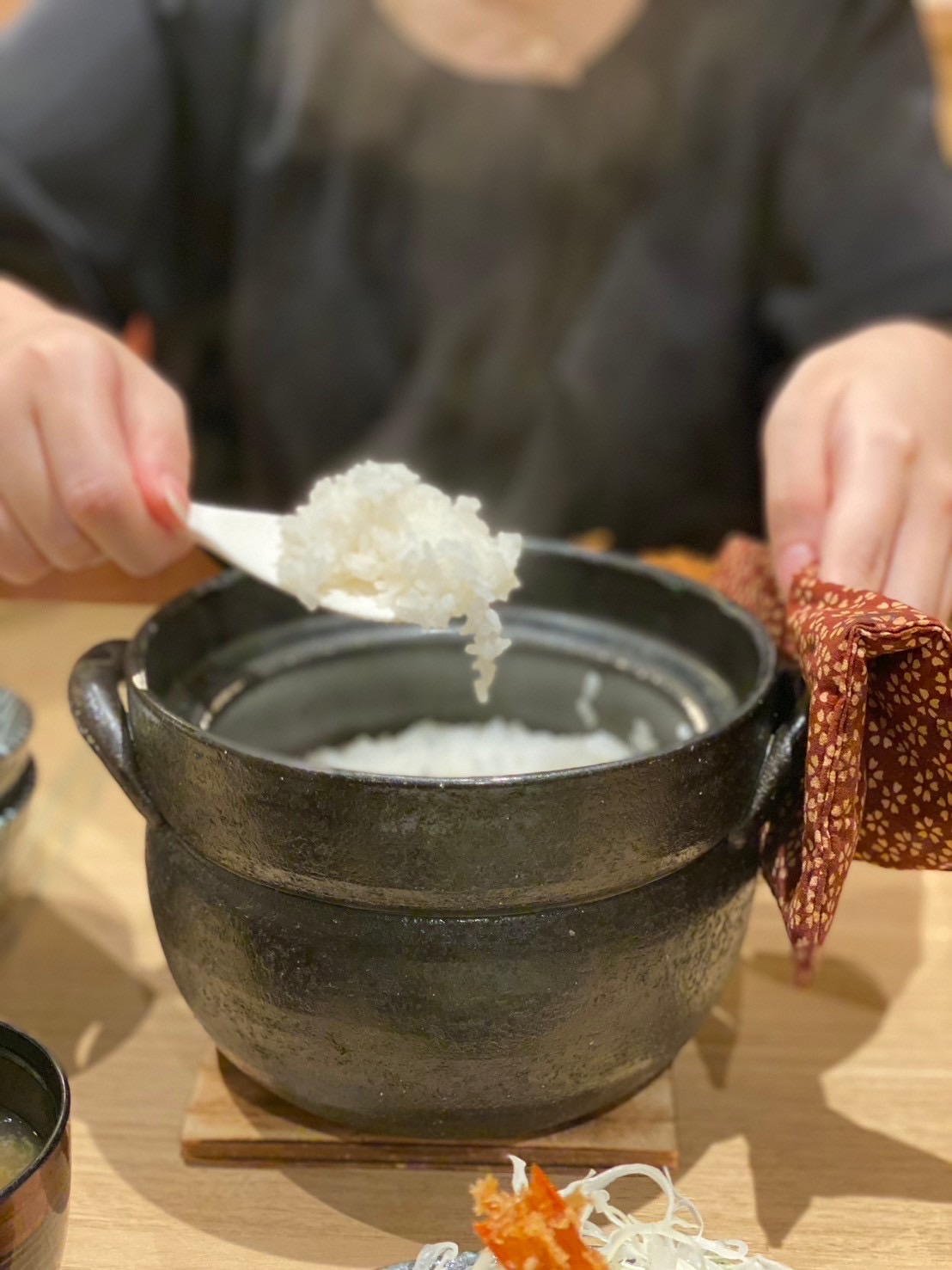 炊き立ての土鍋ご飯が食べられるお店🍚